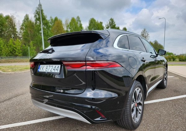 Jaguar F-Pace cena 209900 przebieg: 30500, rok produkcji 2021 z Warszawa małe 596